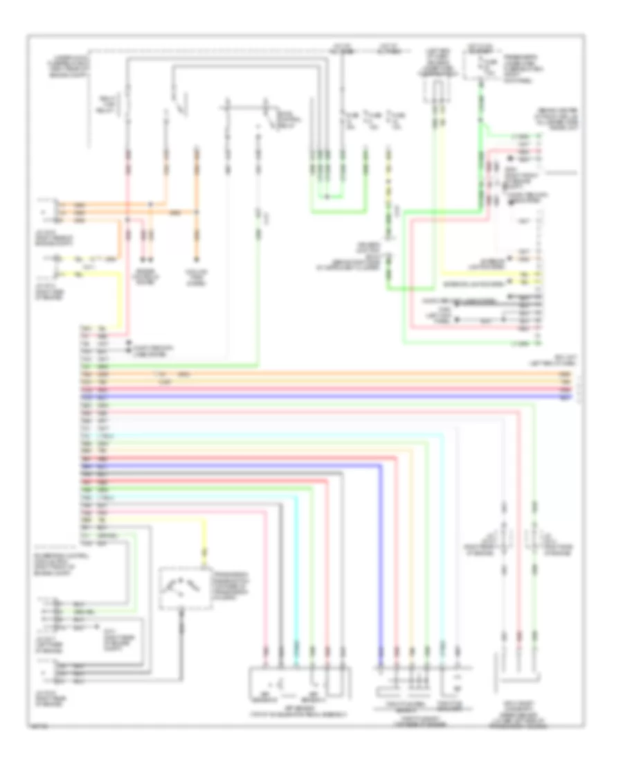 адаптивная Электросхема системы круизконтроля (1 из 2) для Acura MDX 2014
