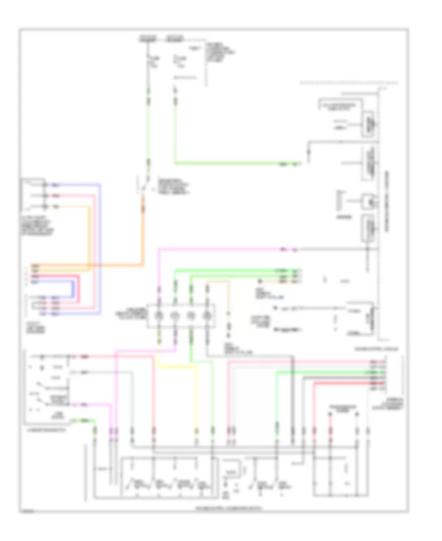 адаптивная Электросхема системы круизконтроля (2 из 2) для Acura MDX 2014