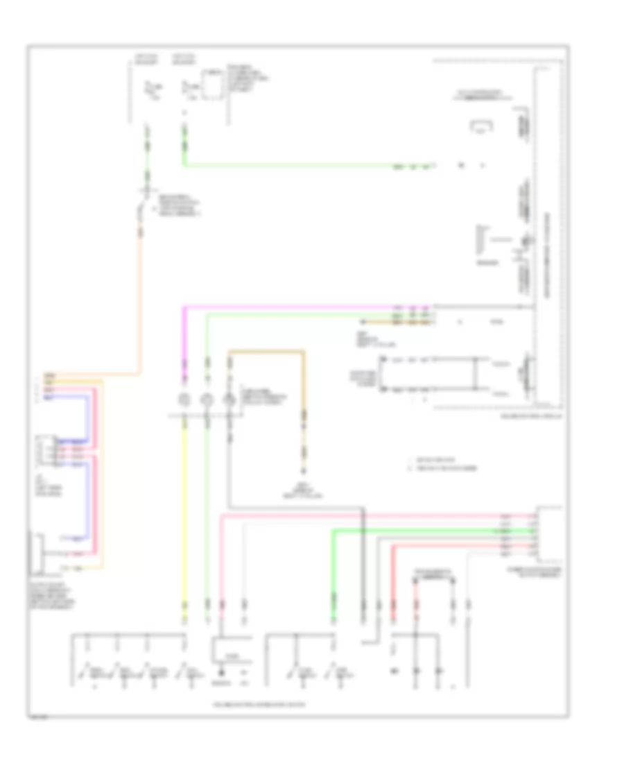 Электросхема системы круизконтроля (2 из 2) для Acura MDX 2014