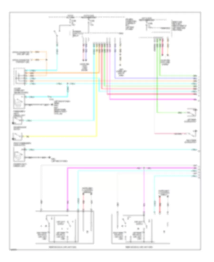 схема таймера освещения входа (1 из 3) для Acura MDX 2014