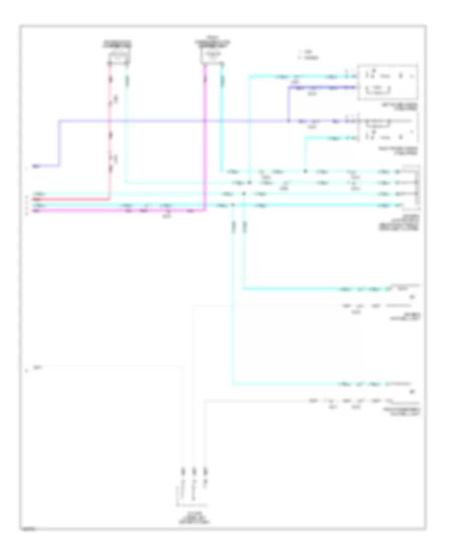 схема таймера освещения входа (3 из 3) для Acura MDX 2014