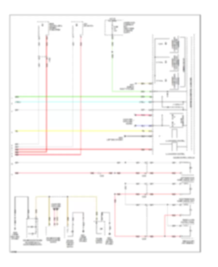Электросхема подсветки приборов (4 из 4) для Acura MDX 2014