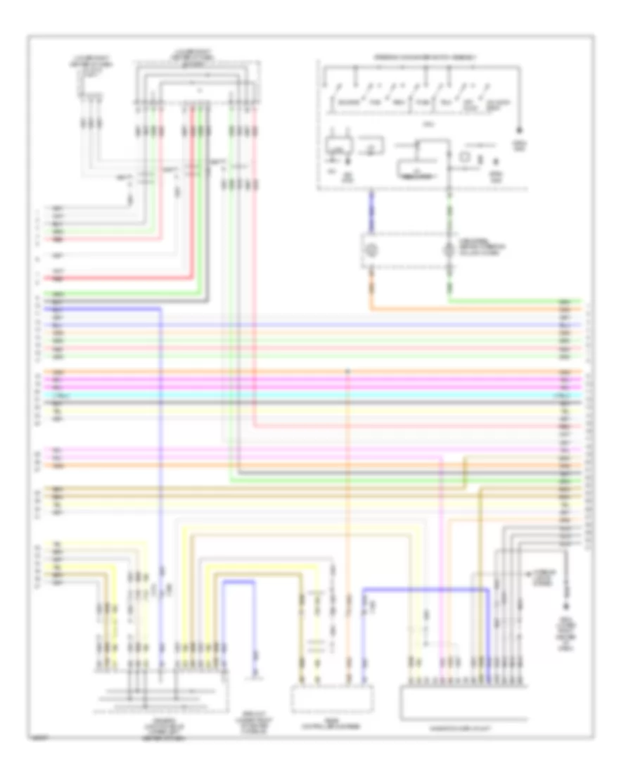 Электросхема навигации GPS (6 из 8) для Acura MDX 2014