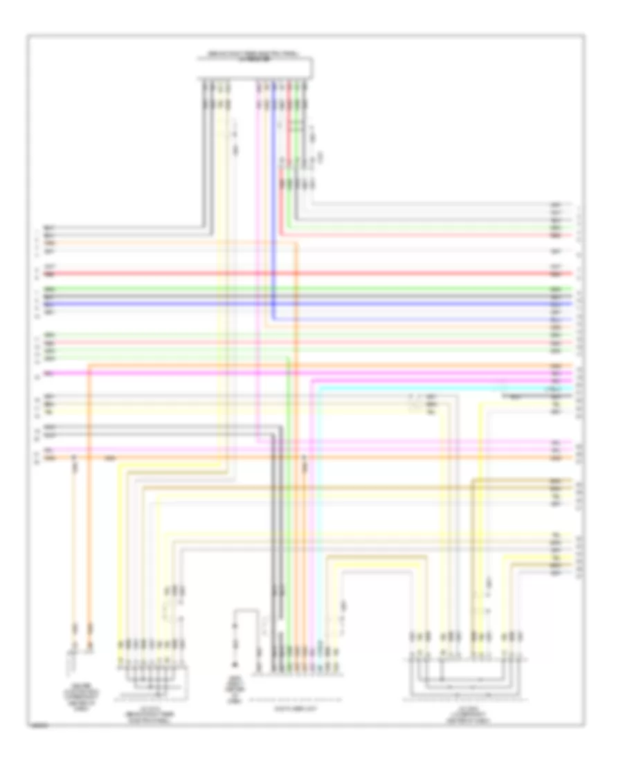 Электросхема магнитолы, С Навигация (5 из 8) для Acura MDX 2014