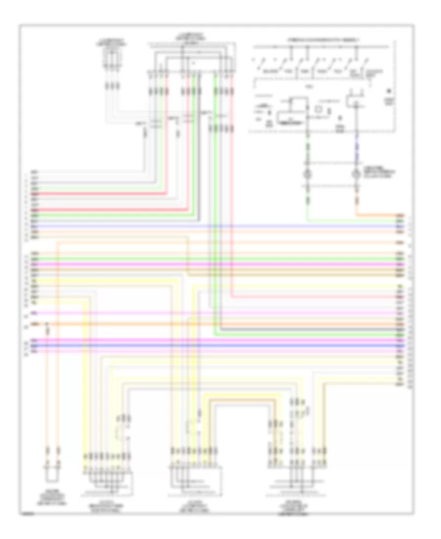 Электросхема магнитолы, без Навигация (4 из 6) для Acura MDX 2014