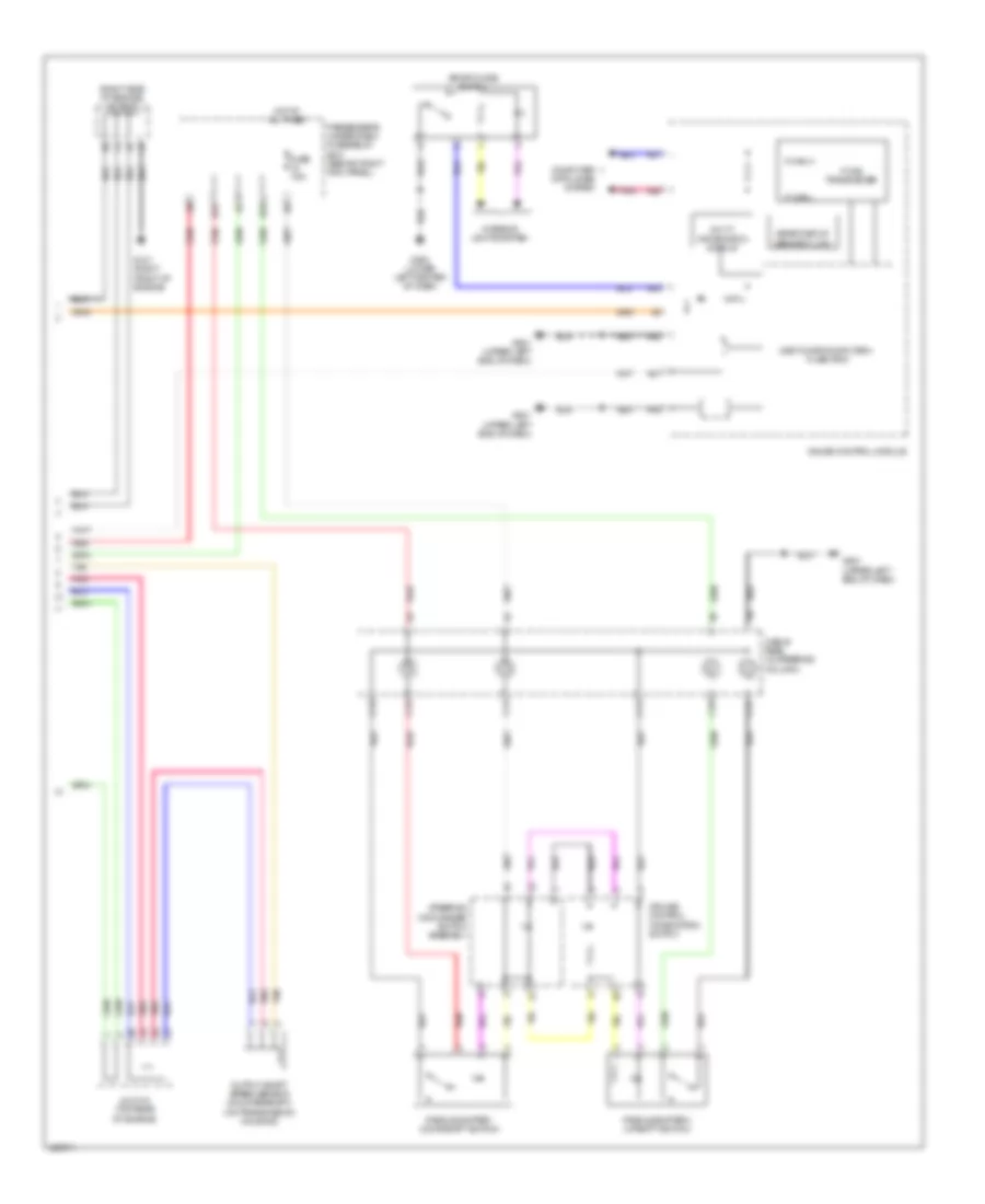 Электросхема коробки передач АКПП (4 из 4) для Acura RLX 2014