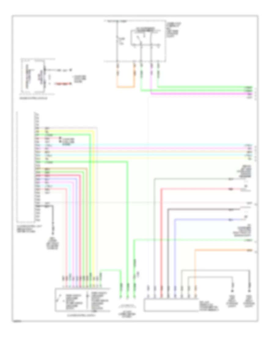 Электросхема кондиционера (1 из 4) для Acura RLX 2014