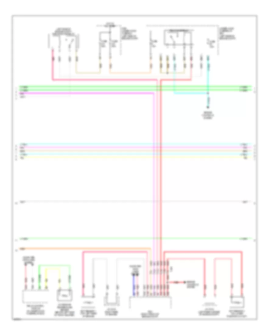 Электросхема кондиционера (2 из 4) для Acura RLX 2014