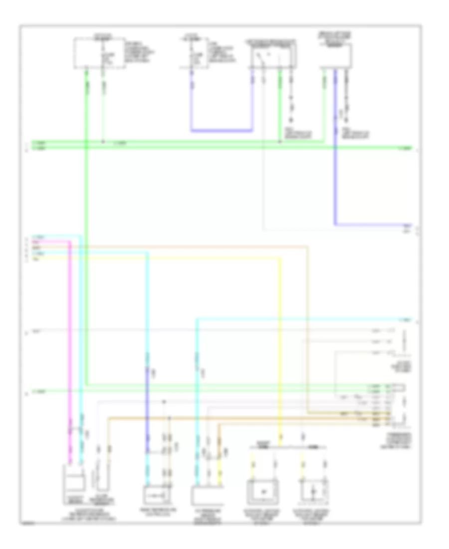 Электросхема кондиционера (3 из 4) для Acura RLX 2014