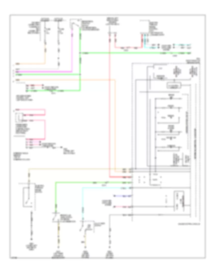 Электросхема антиблокировочной тормозной системы АБС (ABS) (2 из 2) для Acura RLX 2014