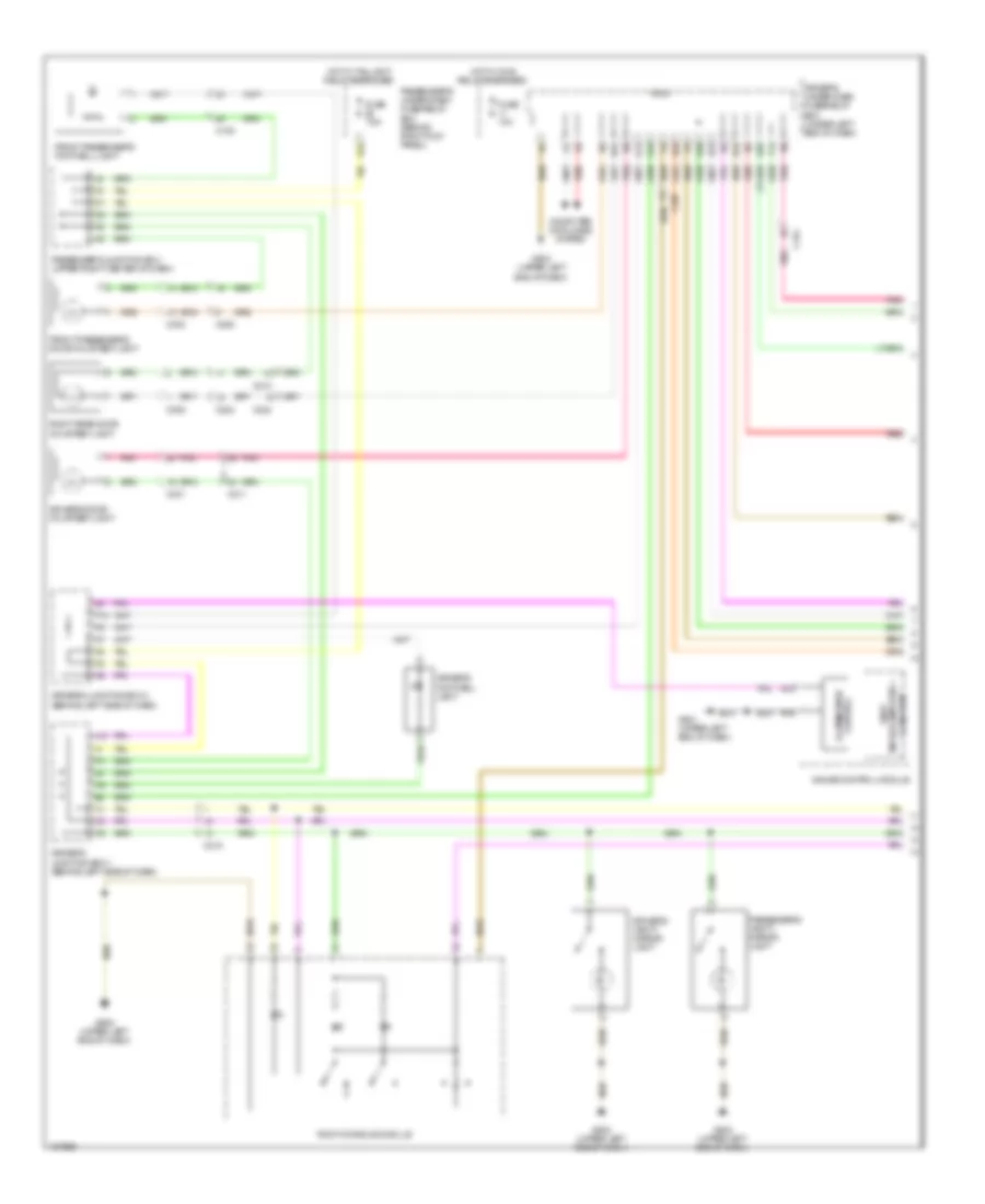 Электросхема подсветки (1 из 2) для Acura RLX 2014