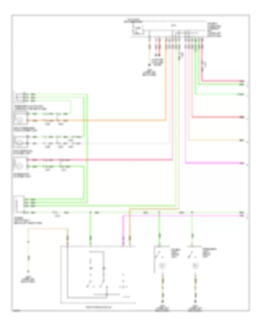 схема таймера освещения входа (1 из 2) для Acura RLX 2014