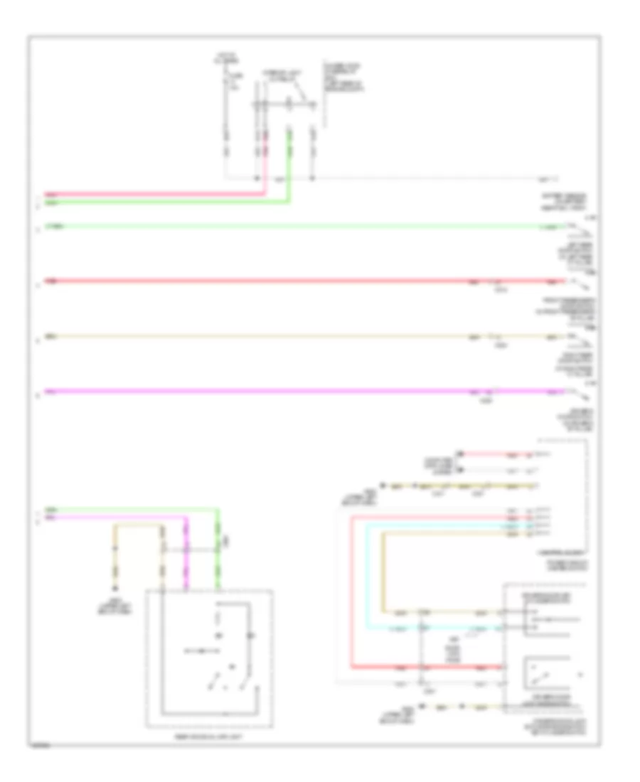схема таймера освещения входа (2 из 2) для Acura RLX 2014