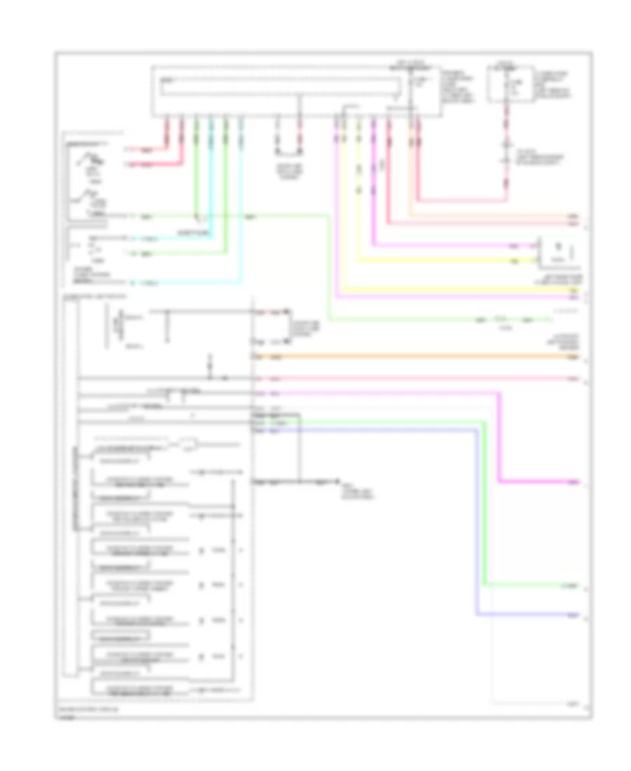 Электросхема подсветки приборов (1 из 4) для Acura RLX 2014