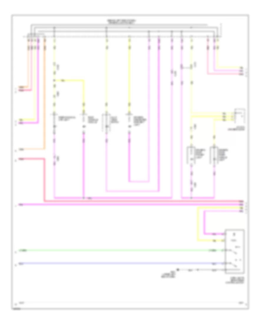 Электросхема подсветки приборов (2 из 4) для Acura RLX 2014