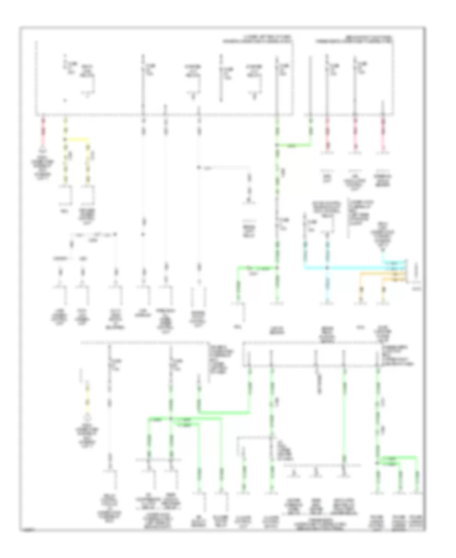 Электросхема блока предохранителей и реле (5 из 7) для Acura RLX 2014