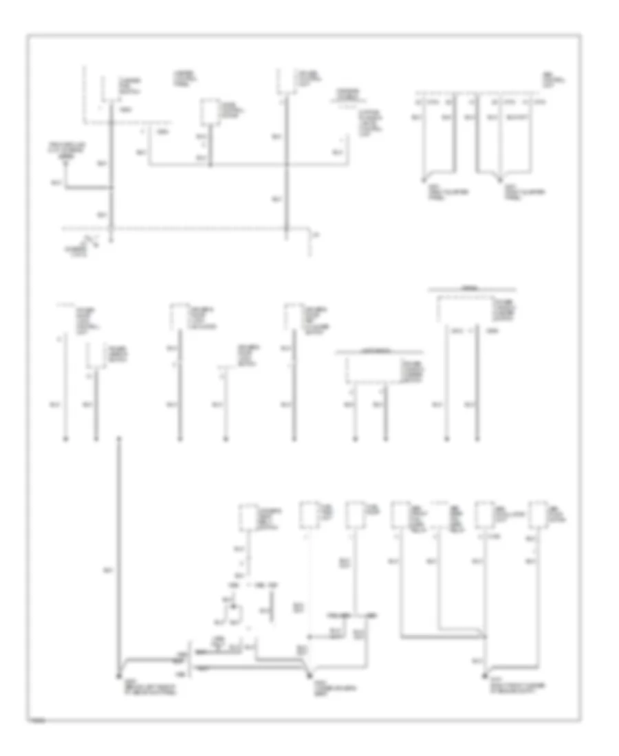 Электросхема подключение массы заземления (4 из 5) для Acura Integra GS-R 1995