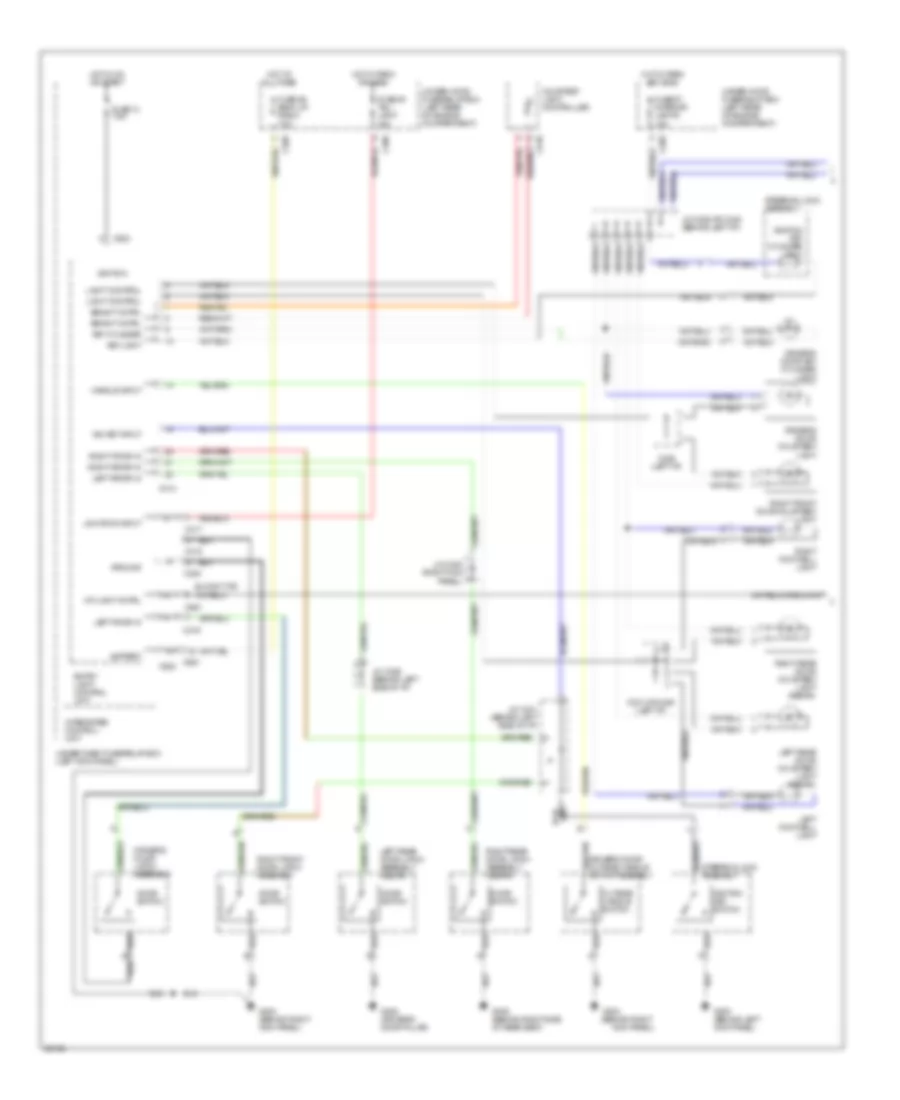 Courtesy Lamps Wiring Diagram, LS & GS (1 из 2) для Acura Legend L 1995