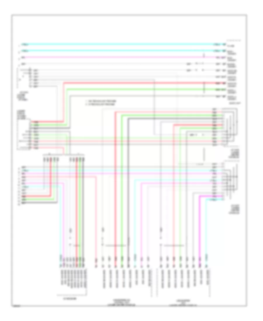 Электросхема линии передачи данных CAN (3 из 3) для Acura RDX 2011