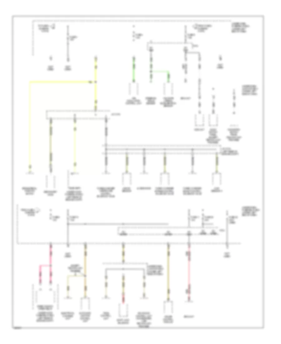 Электросхема блока предохранителей и реле (5 из 6) для Acura RDX 2011