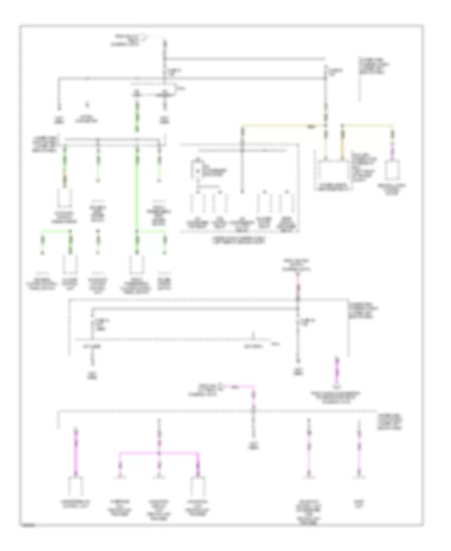Электросхема блока предохранителей и реле (6 из 6) для Acura RDX 2011