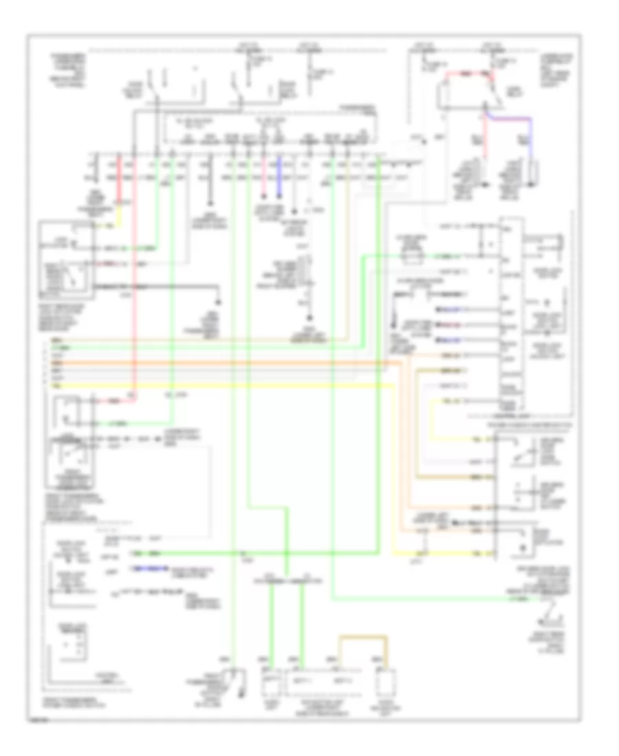Forced Entry Wiring Diagram 2 of 2 for Acura TSX 2011