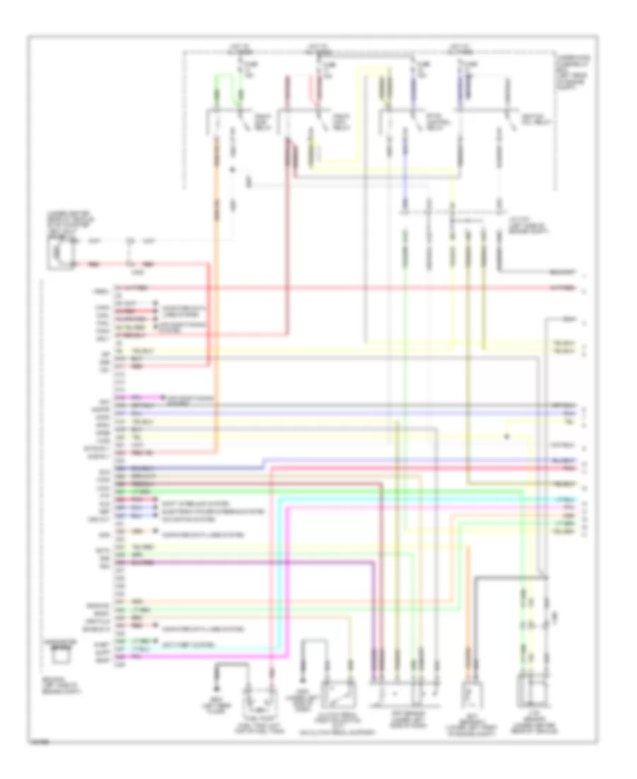 2 4L Engine Performance Wiring Diagram 1 of 6 for Acura TSX 2011