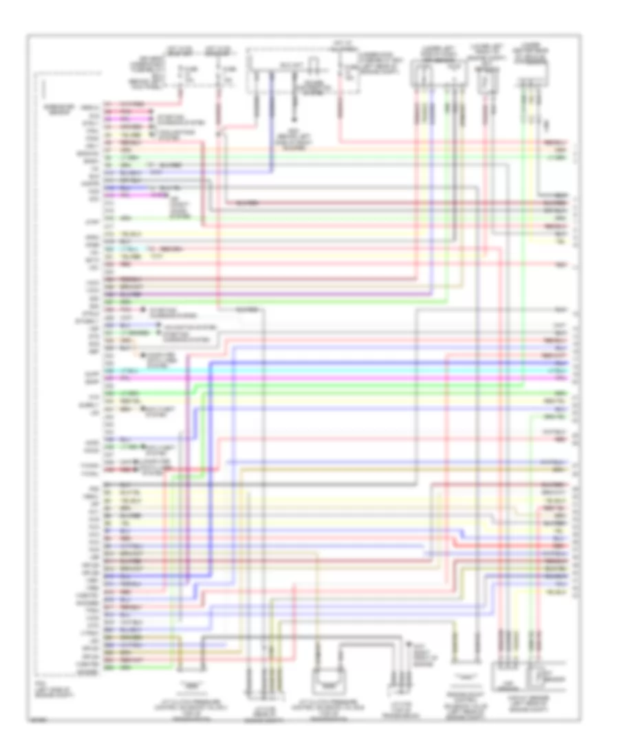 3.5L, Engine Performance Wiring Diagram (1 of 6) for Acura TSX 2011