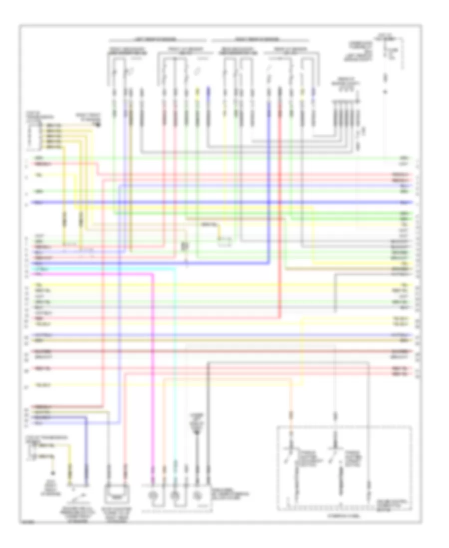 3.5L, Engine Performance Wiring Diagram (3 of 6) for Acura TSX 2011
