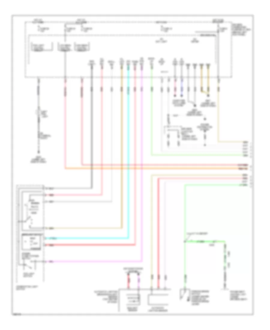 Headlights Wiring Diagram 1 of 3 for Acura TSX 2011