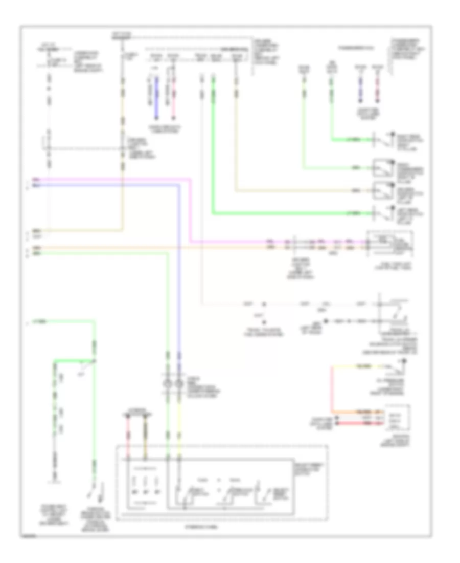 2.4L, Instrument Cluster Wiring Diagram (2 of 2) for Acura TSX 2011