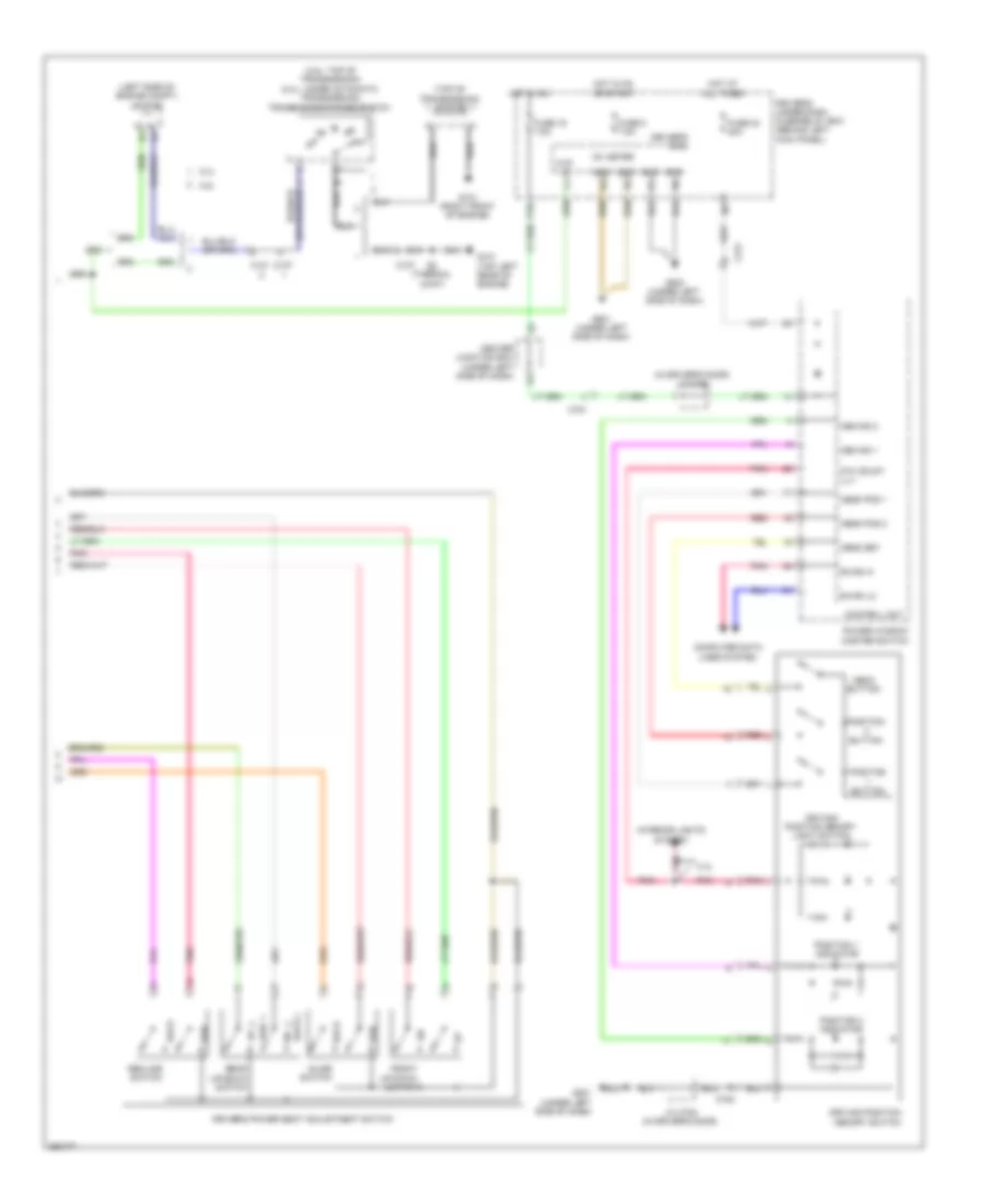 Memory Systems Wiring Diagram (2 of 2) for Acura TSX 2011