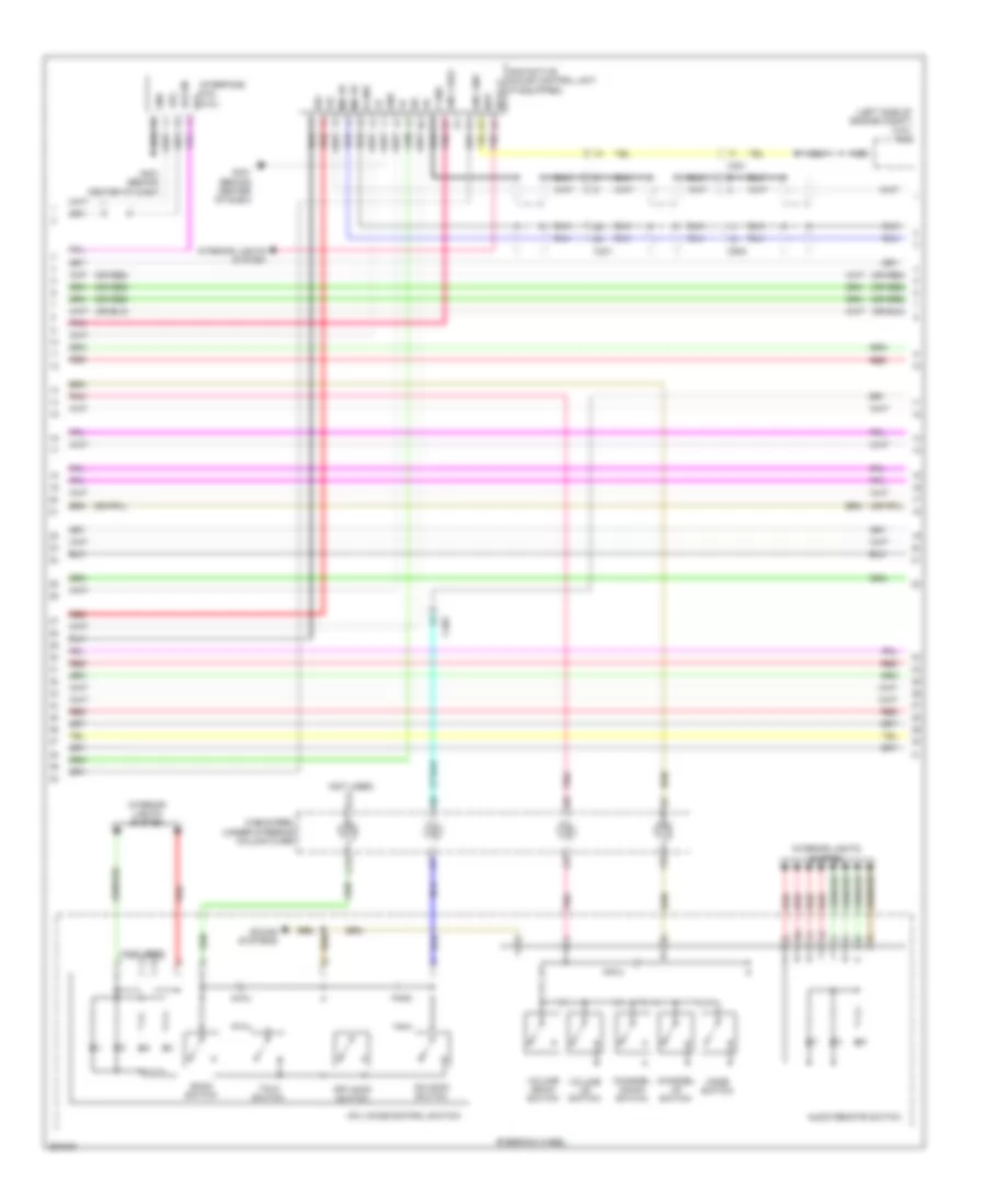 Navigation Wiring Diagram 3 of 7 for Acura TSX 2011