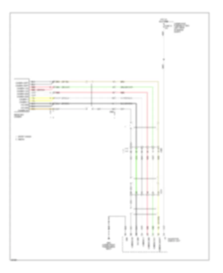 Rear Camera Wiring Diagram for Acura TSX 2011