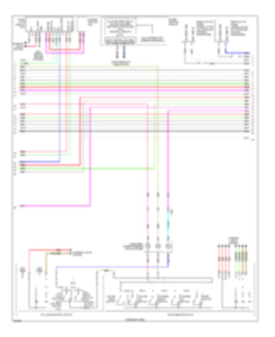 Radio Wiring Diagram, without Navigation (2 of 4) for Acura TSX 2011