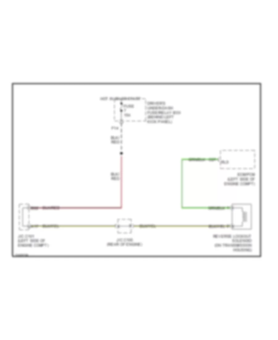 2 4L Reverse Lockout Wiring Diagram for Acura TSX 2011