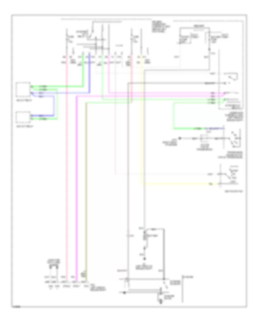 3.5L, Starting Wiring Diagram for Acura TSX 2011
