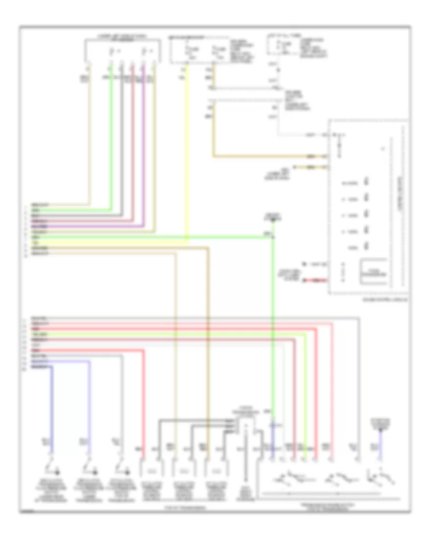 3.5L, Transmission Wiring Diagram (2 of 2) for Acura TSX 2011