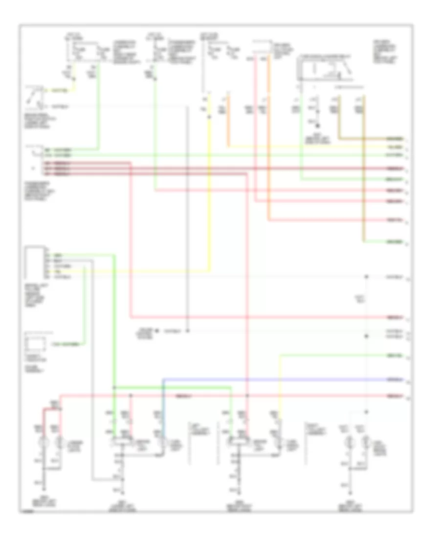 Exterior Lamps Wiring Diagram (1 of 2) for Acura MDX 2002