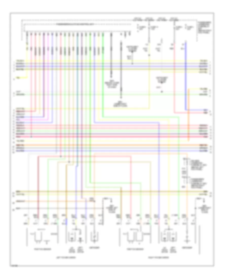 Memory Systems Wiring Diagram (2 of 3) for Acura MDX 2002