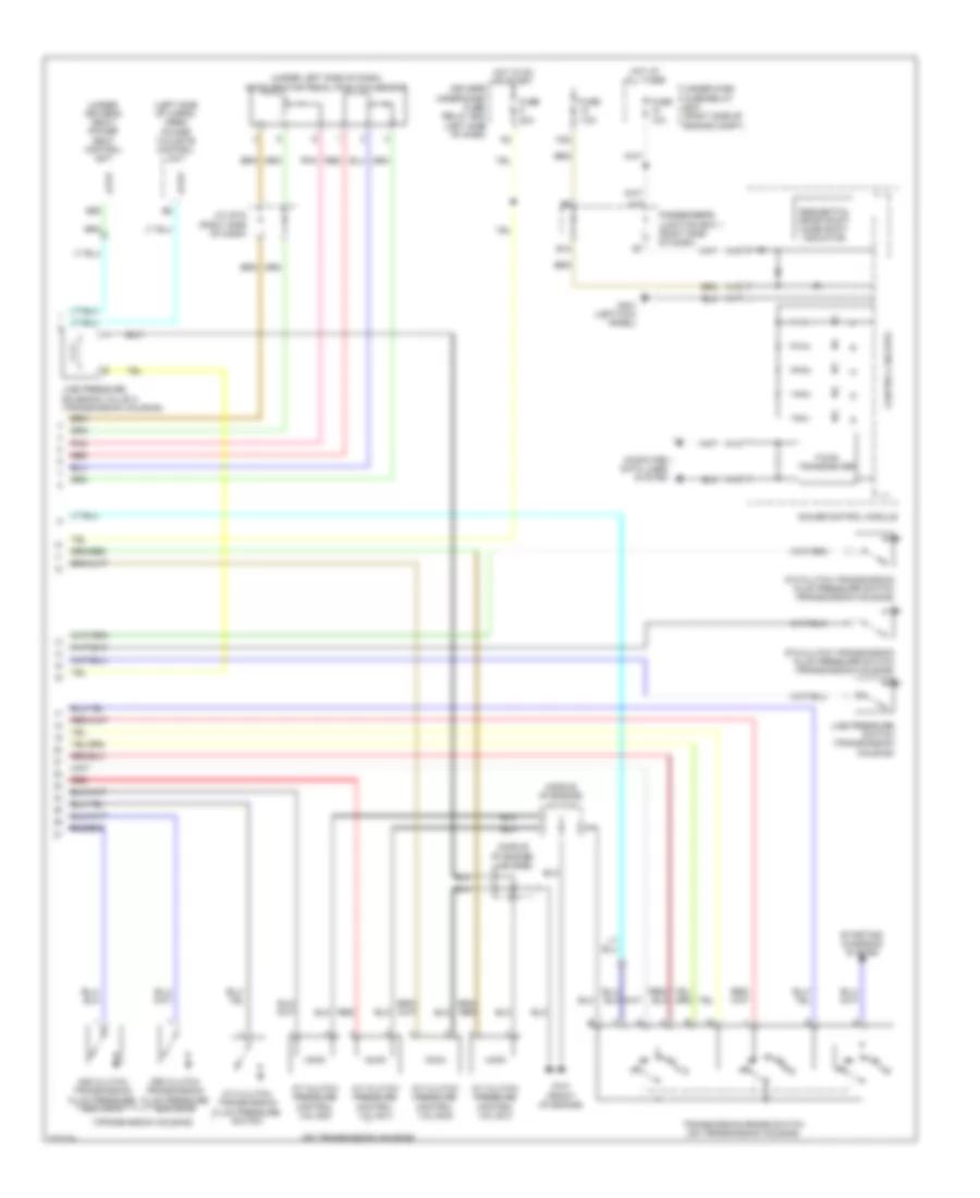 A T Wiring Diagram 2 of 2 for Acura ZDX 2011