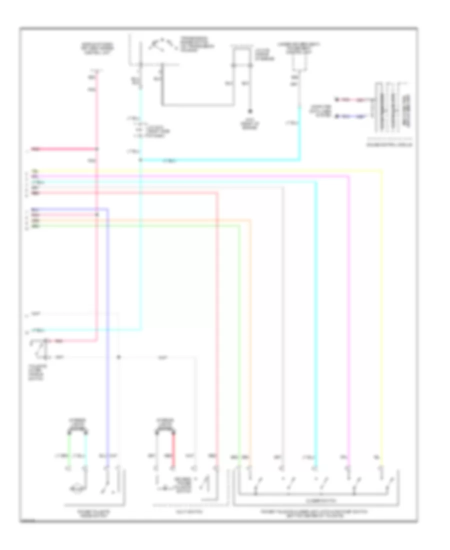 Power Tailgate Wiring Diagram (2 of 2) for Acura ZDX 2011