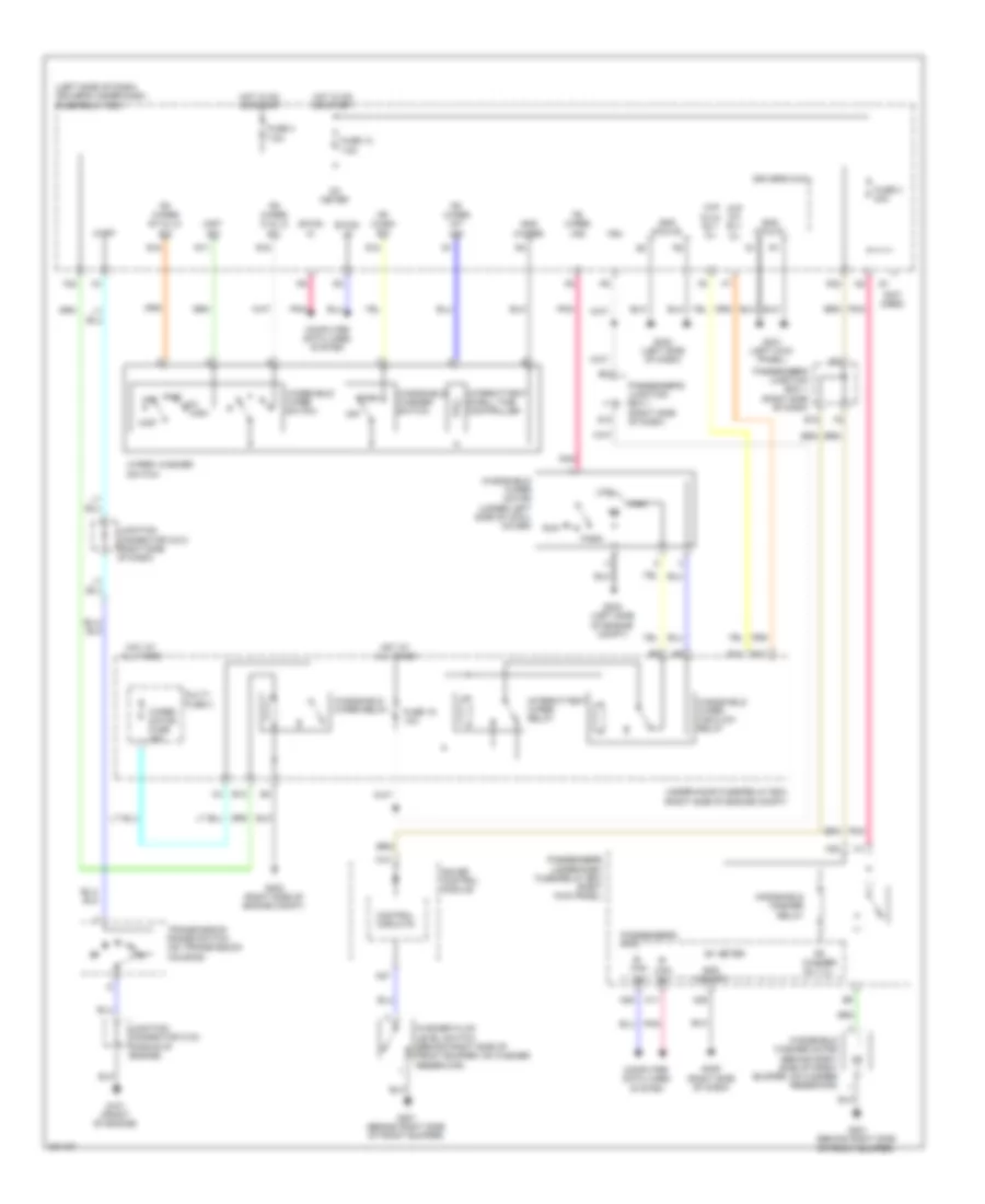 WiperWasher Wiring Diagram for Acura ZDX 2011