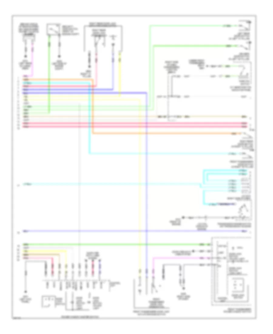 Forced Entry Wiring Diagram, with Keyless Access (2 of 5) for Acura ZDX 2011