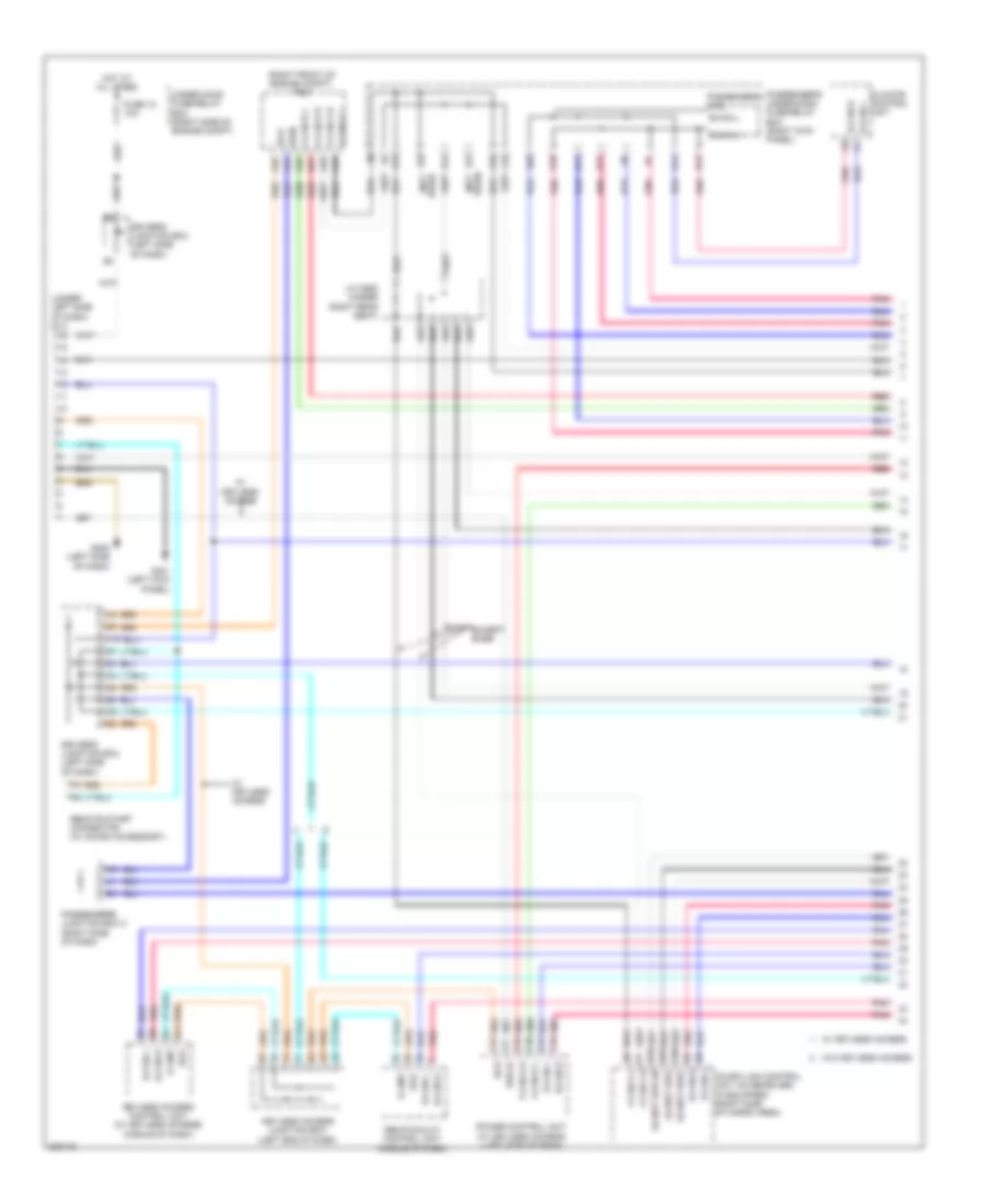 Computer Data Lines Wiring Diagram 1 of 4 for Acura ZDX 2011