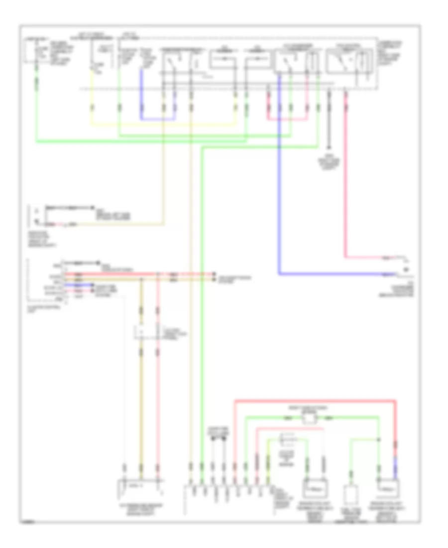 Cooling Fan Wiring Diagram for Acura ZDX 2011