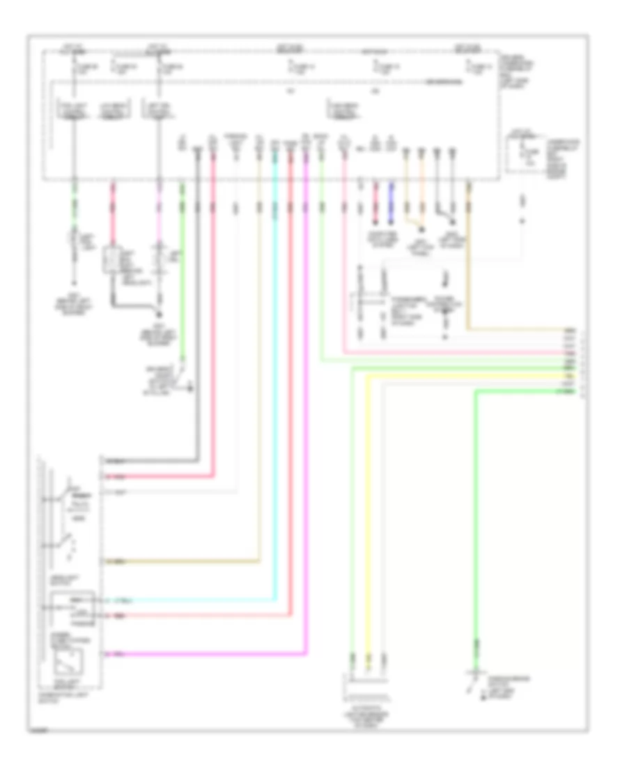 Headlights Wiring Diagram 1 of 2 for Acura ZDX 2011