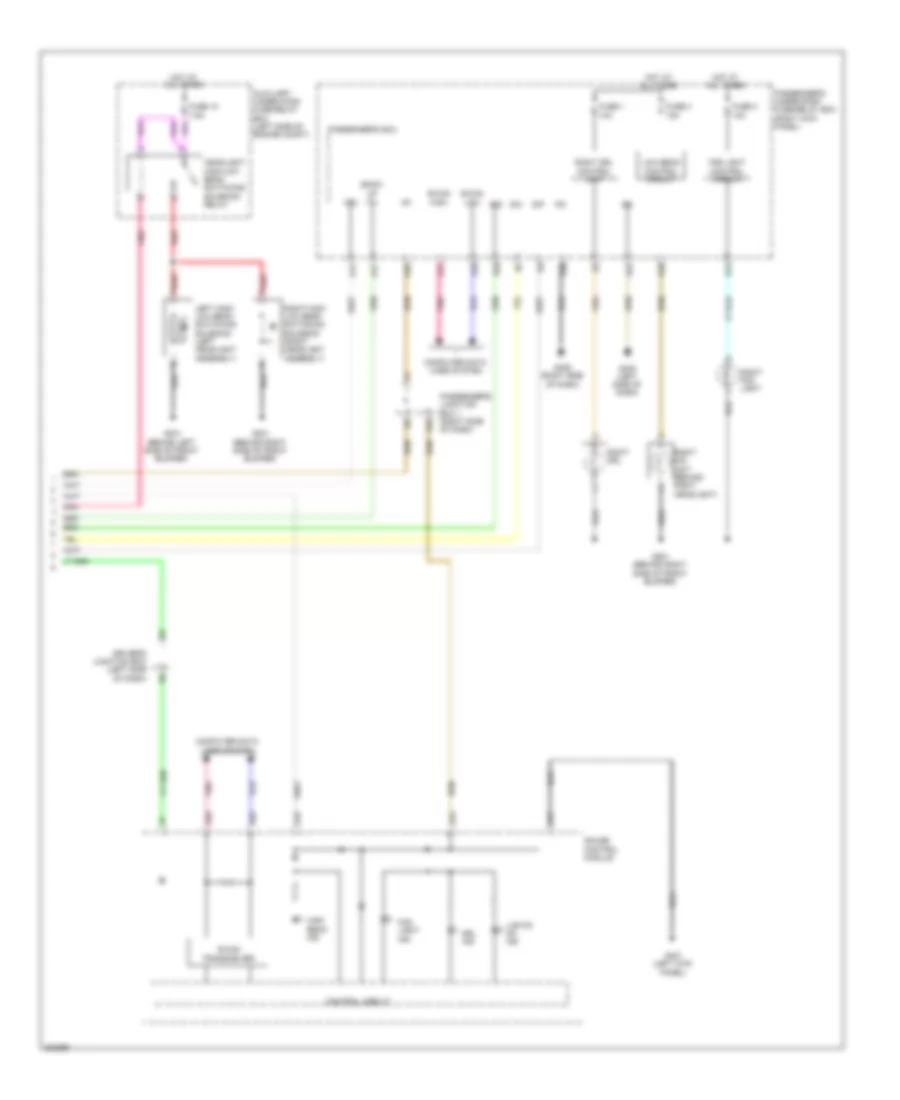 Headlights Wiring Diagram 2 of 2 for Acura ZDX 2011