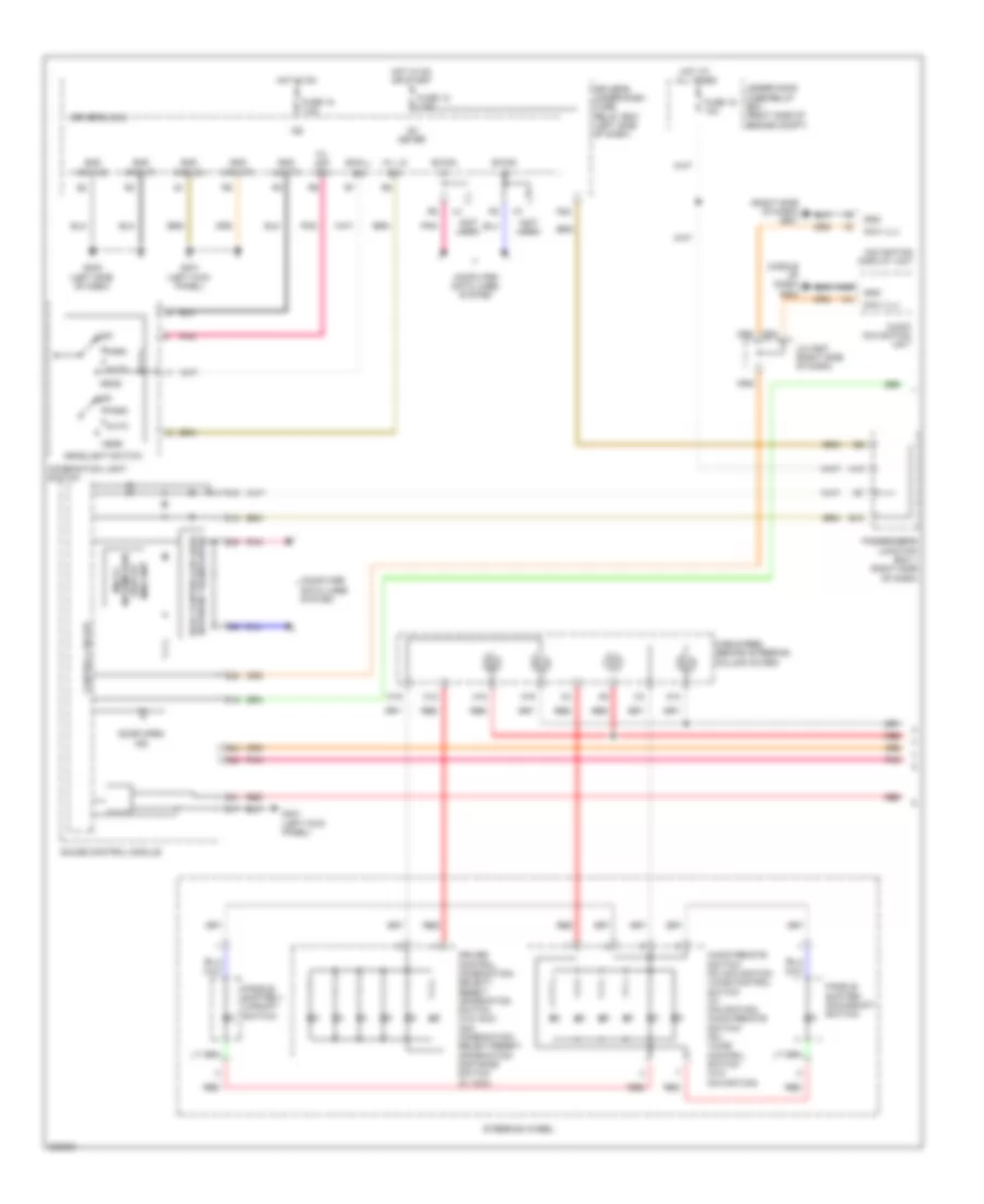 Instrument Illumination Wiring Diagram 1 of 3 for Acura ZDX 2011
