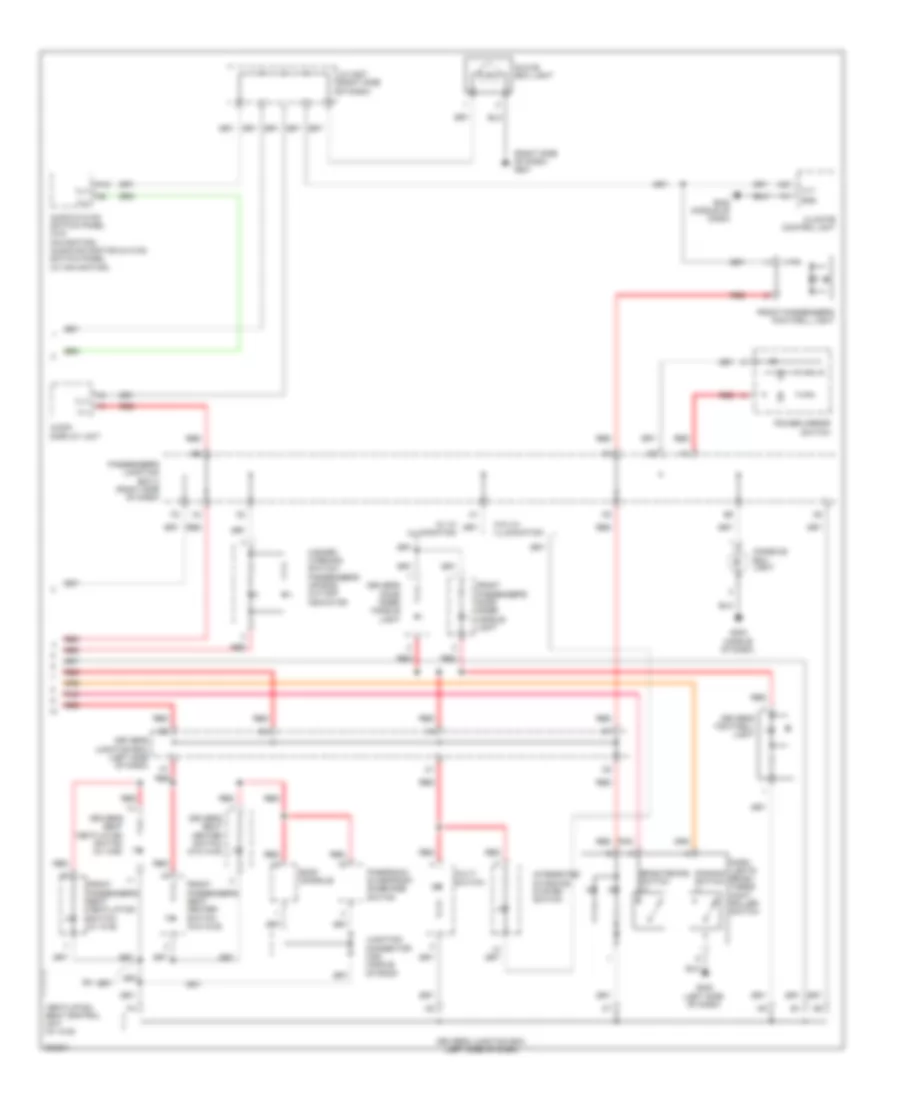 Instrument Illumination Wiring Diagram 3 of 3 for Acura ZDX 2011